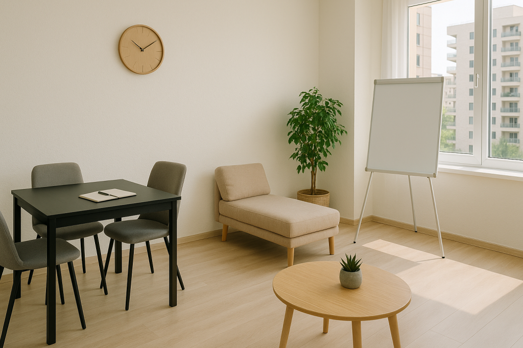 ססיה להשכרה לפי שעה – הפתרון הגמיש לפגישות, סדנאות וטיפולים