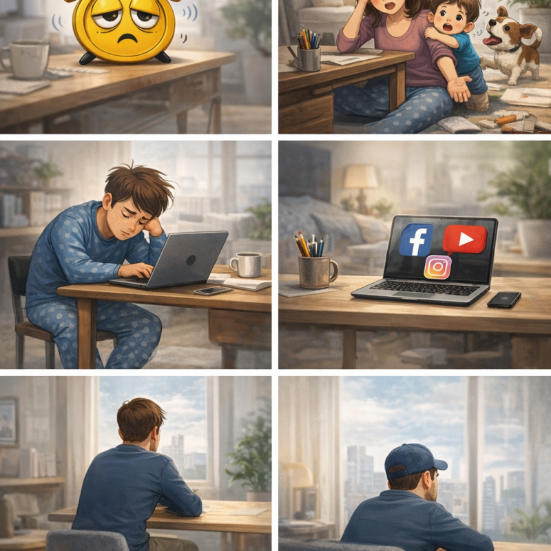 עובדים מהבית בחריש? 5 סימנים שהגיע הזמן לעבור למשרד (אפילו לשעתיים בשבוע)