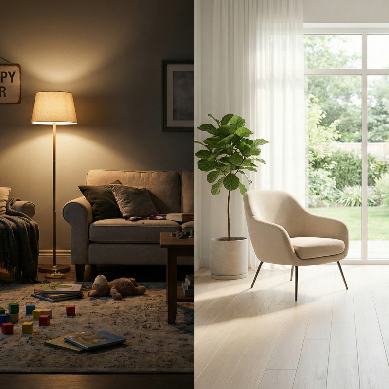 כשהקליניקה היא חדר בבית, גם אם הדלת סגורה והבידוד מצוין, האנרגיה הזו נשארת בתוך הבית. היא מחלחלת למסדרון, למטבח, ולפעמים גם לחדר השינה שנמצא מעבר לקיר.